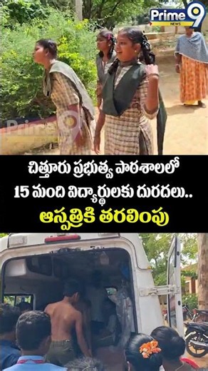 students suffer from itching : చిత్తూరు ప్రభుత్వ పాఠశాలలో 15 మంది విద్యార్థులకు దురదలు.. | Prime9