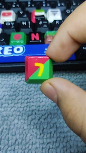 Drawing Ronaldo Number 7 but on keyboard#shorts #diy #art #keycaps #tiktok #trending #fyp #ronaldo