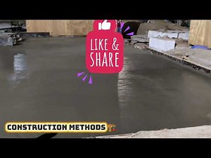 “On-Site Grade Slab Casting | Complete Concreting & Paving Work Process”
