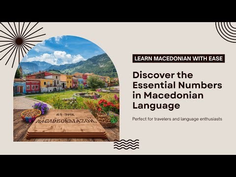 Learn Macedonian language 🎙️Discover the Essential Numbers in Macedonian Language