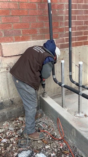 Setting post on Concrete