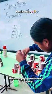 Exciting Pyramid Memory Game Played by Our Students 🎉 #richaschool #memorygame #shorts