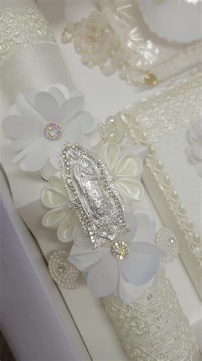 Handmade Baptism Candle Set: Christening Ceremony, Shell, Rosary and Bible Ivory - Etsy