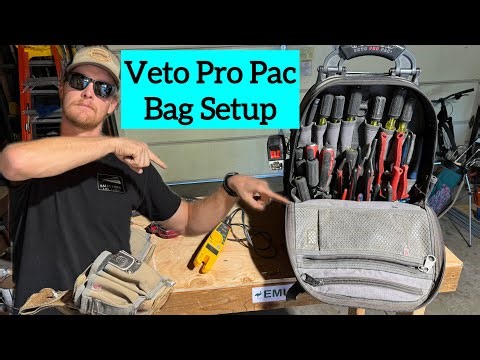 Veto Pro Pac Electricians Bag Setup