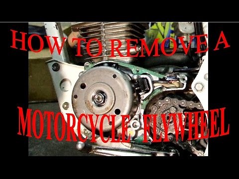 HOW TO REMOVE A MOTORCYCLE FLYWHEEL