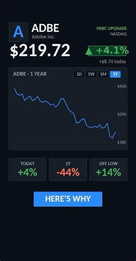 Why Adobe Stock Crashed 45% (ADBE) #adobe #ADBE #wsb