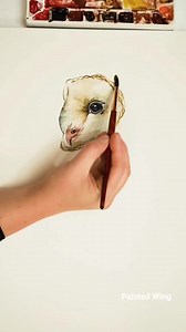 Watercolor Barn Owl. I used to find painting Barn Owls so difficult but now they are one of my favorites Original available in my shop | Painted Wing