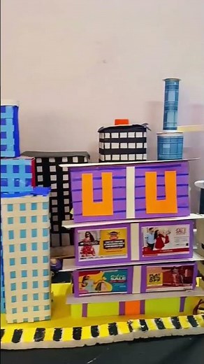 Modern City model for Science Exhibition | Smart City Model Kaise Banaen | How to make model of city