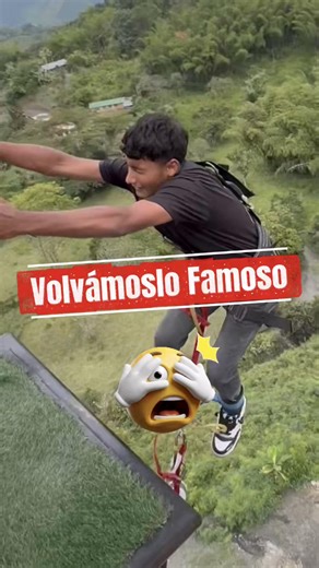 Pa empujar si es un berraco 😜 pero para saltar es severa 🌹 jajajajajaja #jrbungee renovando contrato Guampi 🤣🤣🤣 estamos ubicados en Vergara Cundinamarca a dos horas de Bogotá, saliendo por la calle 80 25 km adelante de La Vega vía Nocaima 📍 anímate y reserva tu cupo al WhatsApp 📲 3209059000 escríbeme ya! #b#bungeejumpingv#vergaracundinamarcab#bogotá