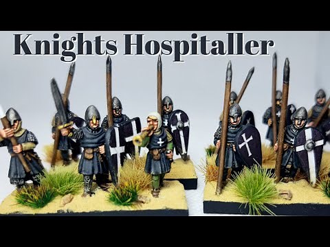 Crusader Army - Knights Hospitaller - 15mm Painting Tutorial