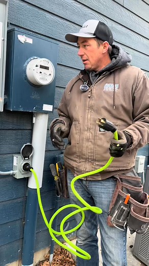 How to install a portable generator inlet hookup to your house. How about my daughter playing videographer on this one 奈 #electrician #construction #howto #apprentice #DIY #power #ge#reelsfb #fypシ #trend #virals #fblifestyle | Nate The Electrician | Facebook
