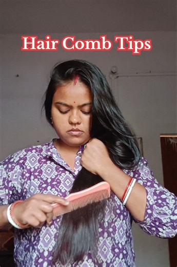 Hair Comb Tips🪮 #shorts #youtubeshorts #hair #combing #tips #hack #tutorial #youtube #creator #vlog
