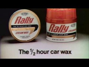 Du Pont Rally Car Cream Wax - It Waxes up a Storm - Retro Commercial - HD