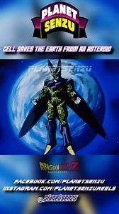 Cell really said Not on my watch unless I destroy it myself later 🤣☄️ #DBZ | PlanetSenzu