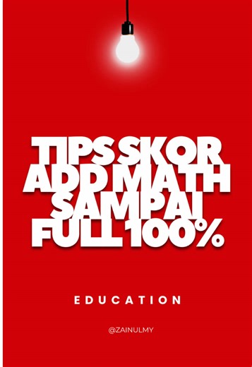 Tips nak skor add math sampai full marks 100% #addmath #matematiktambahan #spmstem #spm #matematik
