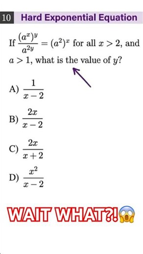 Hard SAT Math Problem Solved EASY! 🧠 #satmath #satprep