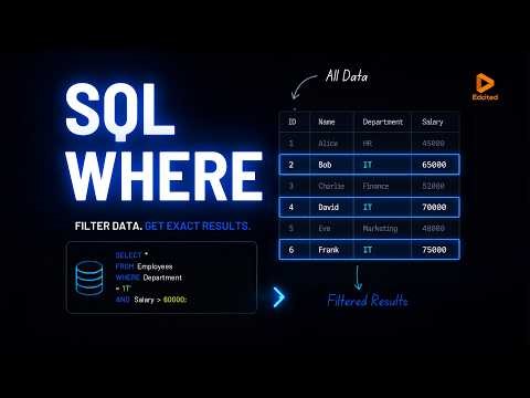Master Data Filtering with SQL WHERE Clause | SQL for Beginners