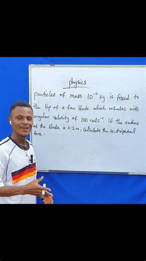 How to calculate centripetal force when linear velocity is not given #physics #science #education #AcademicExcellence | Tutor Abraham