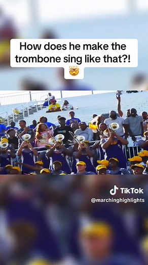 Incredible solo by William Bilal! 🔥 (via BandTube High Definition, LLC/YT) #marchingband #band #trombone #loud