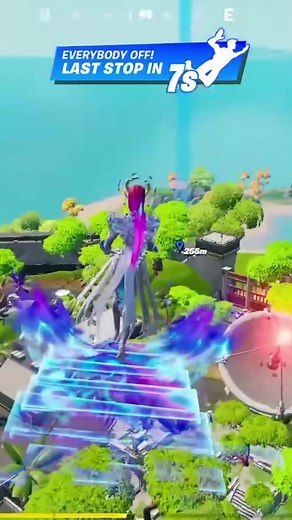 Introducing the Cube Queen Glider in Fortnite | Glider Stairs Trick