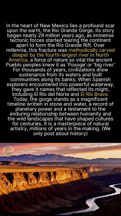 54K views · 737 reactions | From tectonic rift to cradle of civilization, the Rio Grande Gorge is a timeline written in stone; what other rivers hold such historical importance? #history #ancienthistory #heritage | Uncover This | Facebook