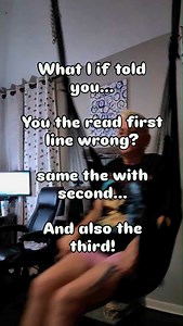 What I if told you... 😳 You the read first line wrong? 🤪 same the with second... 😄 And also the third! #commwnt #like and #share #trendingreels | Bobbiejo Floyd