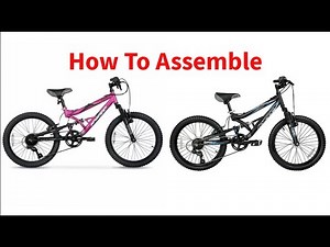 How To Assemble Hyper 20 inch Swift Magenta Shocker Mountain Bike, Kids, Black