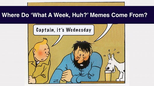 Where Did 'Captain, It's Wednesday' Come From? The 'What A Week, Huh?' Comic And Meme Explained