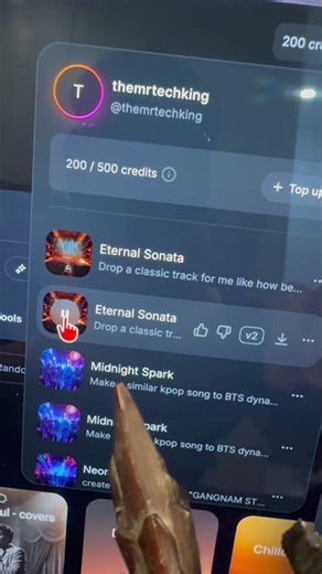 Create your own custom K-pop tracks or classic music in seconds. #musiccreation #kpopmusic #aitools