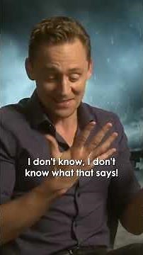 Tom Hiddleston on His Hands... 👋👀