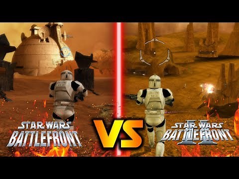 Battlefront 1 (2004) vs Battlefront 2 (2005) - Highest Graphics Comparison
