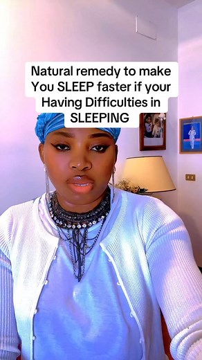 SLEEPING Remedy if your finding it difficult to sleep 😴 #fblifestyle | Queeny Real world