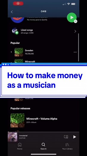 How to Make Money as a Musician with Minecraft Music and C418