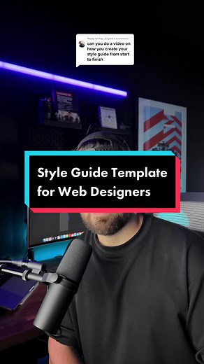 Replying to @Kay_Expert Style Guide is really important part of your web design process. Here is a Figma Kit to help you. #webdesign #figma #edutok #webflow