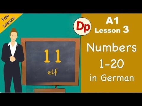 A1 - Lesson 3 | Numbers 0-20 Zahlen | German for beginners | Deutsch Plus