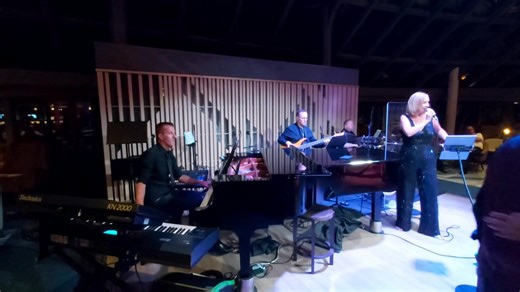 Flash back to a Fabulous ABBA set on board Saga Spirit of Discovery. Great guests and a wonderful night 🌙 😀 | Emma James Vocalist