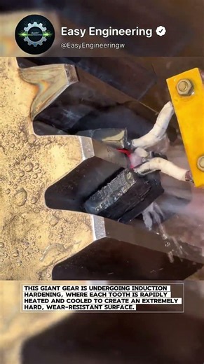 Hardening the Teeth of a Giant Gear ⚙️🔥