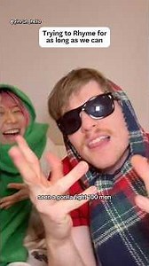 This was mentally exhausting 🤣 #rhymechallenge #rhymegame #rhyming #yinrunandluke #couple