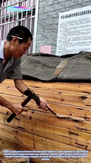 The Ancient Craft of Wooden Shipbuilding