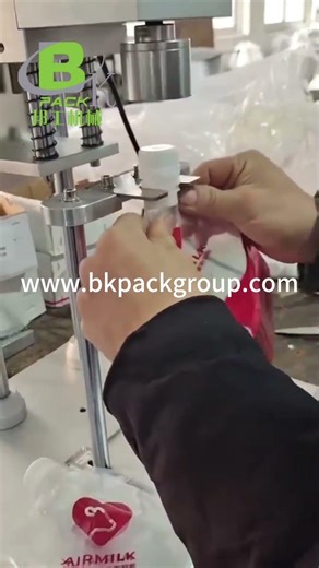 High-Precision Semi-Automatic Capping Machine for Stand-up Pouches | Packaging Equipment