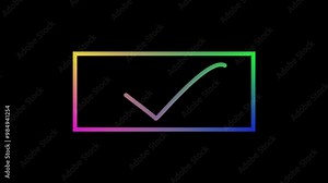 check mark symbols. tick mark icon