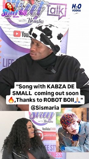 5.2K views · 180 reactions | @sesinthato "Song with kabza de small coming out soon ,Thanks to robot boii" . Full interview available now on YouTube https://m.youtube.com/@streettalkwithnomstar #STREETTALKWITHNOMSTAR | Street Talk with Nomstar | Facebook