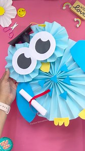 Rosetón de búho para decoración de graduación #graduación #FLORITERE #eventos #rosetones #diy #manualidades | Floritere Manualidades y Más