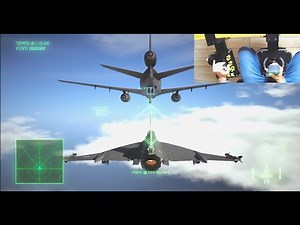 F16 XL - Ace Combat 7 DLC | Logitech X56 Hotas - Air Refueling 4K Gameplay