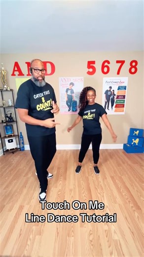 And 5678 Line Dance Class - Shuanta Porter, Instructor on Instagram: "Tutorial: Touch On Me Line Dance - G.E.D. Get Everybody Dancing. Let’s learn it! DC: Smoovknight"