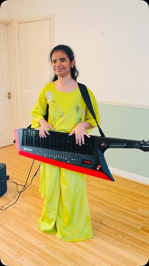 Sahana Sahana on Instagram: "Captain jack sparrow theme music  #sahana #keytar #bgm #thememusic #"
