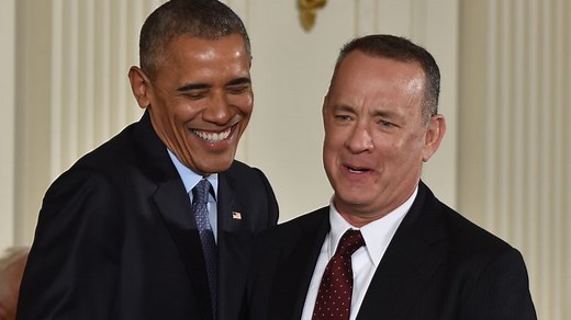 What Obama told Tom Hanks on yacht
