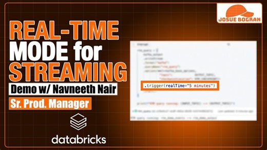 Can Databricks Real-Time Mode Replace Flink? Demo + Deep Dive with Databricks PM Navneeth Nair | Josue “Josh” Bogran