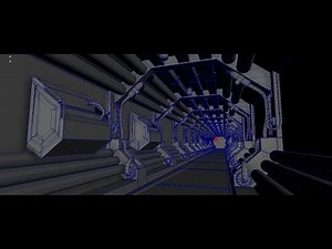 Modelling a spaceship corridor.