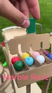 Marble Run Machine From Cardboard | Easy Science Lessons